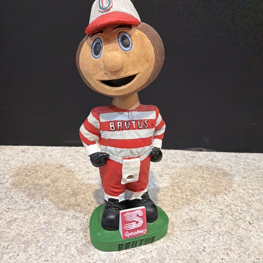 Brutus OSU Bobblehead Buckeye Ohio State Buckeyes Football Big Playoff head